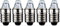 5er Set WireThinX Taschenlampen Spitzlinse Linsenform 0,5 W, 2,2 V - Sockel E10