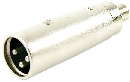 Plugger Adaptateur RCA femelle/XLR mâle Noir