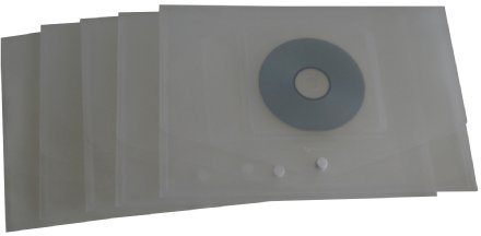 REXEL Dokumententasche mit CD-Fach ICE/2101666 A4 transparent klar PP Inh.5