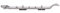 Carlisle Brass M44BSC Victorian-Casement Stay, Satin Chrome, 300 mm