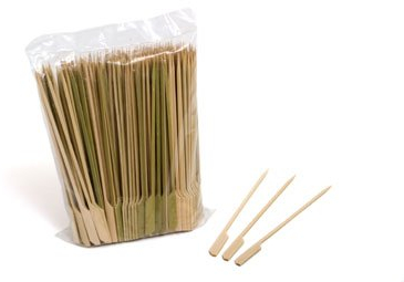 100 15cm Bamboo Teppo Gushi Japanese Skewers Gun Shaped