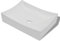vidaXL Lavello da Bagno Art in Ceramica Bianco Laccato Bacino Lavabo Lavandino