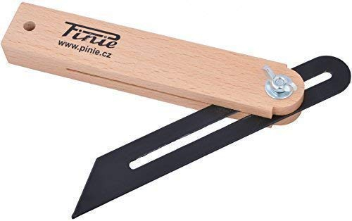 Pinie Lubná, spol. s r.o. Schmiege aus Buchenholz mit Stahlschenkel - 350 x 35 x 24 mm