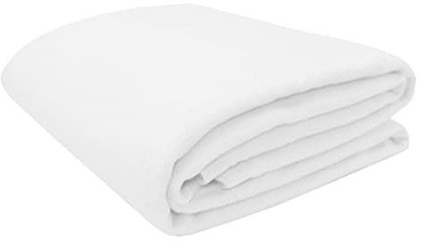 ZOLLNER Kuscheldecke flauschig in 150x200 cm - weiche und langlebige Sofadecke in weiß - waschbar bis 40°C - Mischgewebe - mit elegantem Einfassband - Hotelqualität - Oeko Tex® Zertifiziert