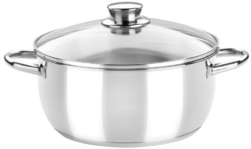 Monix Optima - Cacerola Optima 26 cm con tapa de cristal
