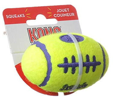 KONG Air Squeaker Football-Spiele für kleine Hunde