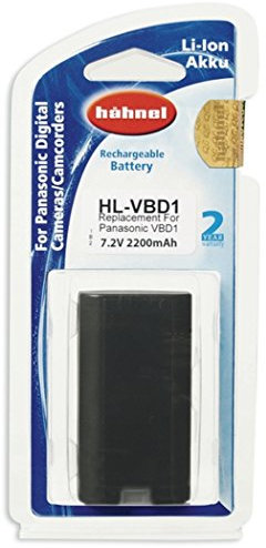 hähnel HL-VBD1 Replacement Li-Ion Battery for Panasonic VBD1/CGA-B202 - Black