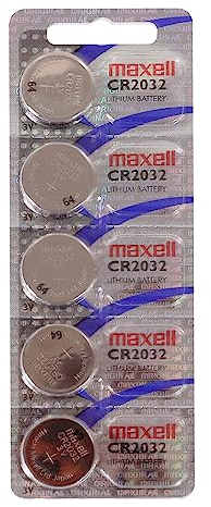 Maxell MACR2032-5 bottone al litio (3 V, 5-er Blister)