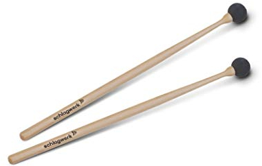 Schlagwerk Filzhammer Schlägel, Gummikopf - hart -inch