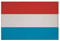 U24 Aufnäher Luxemburg Fahne Flagge Aufbügler Patch 9 x 6 cm