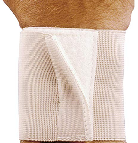 MANIFATTURA BERNINA Saniform 2019 (Größe 2) - Elastische Handgelenkbandagen verstellbarem mit Klettverschluss (1 Paar)