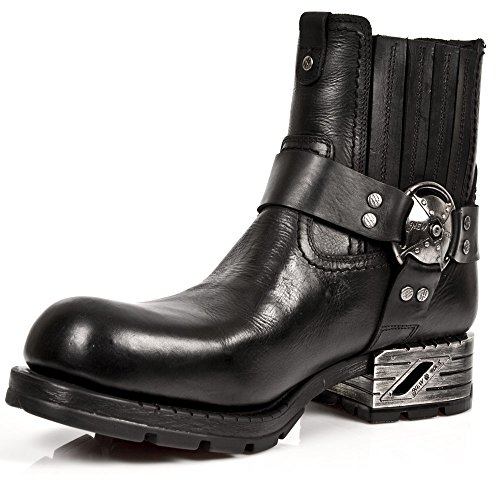 New Rock Stivali Classici da Uomo M.mr007-s1, Nero 001., 43 EU