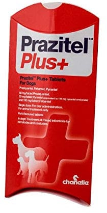 Chanelle Prazitel Plus Flavour Wormer for Dogs, Pack of 24 tablets