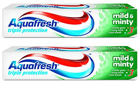 Aquafresh Mild & Minty with Sugar Acid Protection 125ml (Pack of 2)