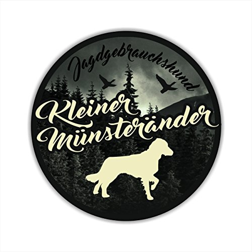 siviwonder Auto Aufkleber JAGDHUND DIGI Kleiner MÜNSTERLÄNDER Hundeaufkleber Jagd