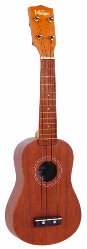 Vintage VUK20N - Ukelele (tipo vintage), color marrón