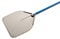 Gi.Metal Pala per Pizza Professionale Linea Azzurra A-45RF, Testa 45x45 cm, Lunghezza Manico 150 cm, Peso 1.18 Kg, Testa in Alluminio anodizzato neutro, manico anodizzato azzurro