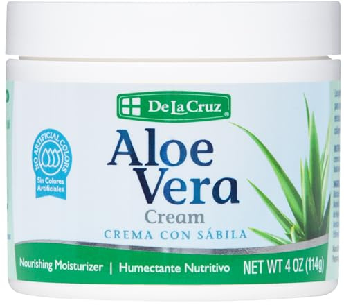 De La Cruz Aloe Vera Face Moisturizer with Collagen & Shea Butter, 4 oz