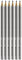 Faber-Castell 6er Sparpack Bleistifte GRIP 2001 (silber 2H)