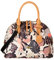 Oilily Damen Umhängetasche Boston Charcoal (weiß schwarz Muster)