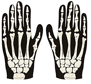 GLOVES SKELETON ADULT