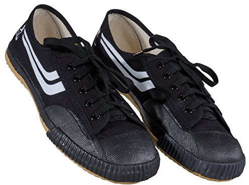 Segeltuchschuhe, in 2 Farben (schwarz, 44)
