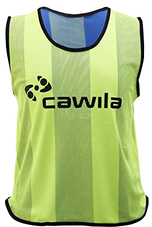 Cawila Wendeleibchen Trainingsleibchen, Royal-Blau/Gelb, Junior