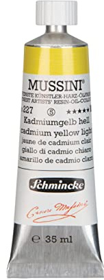 MUSSINI® - finest artists' resin oil colors, Cadmium yellow 1 light - 35 ml
