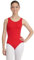 Capezio Damen Team Basic Tank Leotard Gymnastikanzug, Rot/Ausflug, einfarbig (Getaway Solids), XS