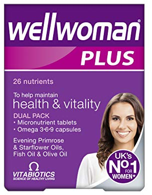 Multivitamins for Women, Wellwoman Tablets Plus Omega 3-6-9, Vitabiotics