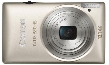 Canon Ixus 220 HS Fotocamera Digitale 12.1 MP, Silver