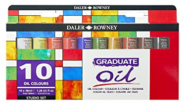 Daler Rowney Graduate Colores Óleo Selection Set 10x38 ml