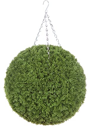 Best Artificial 36cm Conifer Topiary Grass Ball