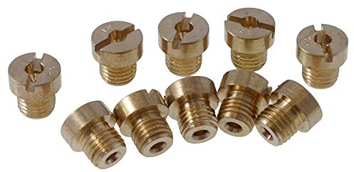 2EXTREME Düsenset (10Stk) M6 / 6mm 60-105 kompatibel für Dellorto Vergaser PHNL, PHVA, PHBH, PHBN, PHVB, PHBG, VHS-MIKUNI VM16-20, VHSA, VHSB, VHSC, VHST, GURTHNER PAA, PYA, PYM