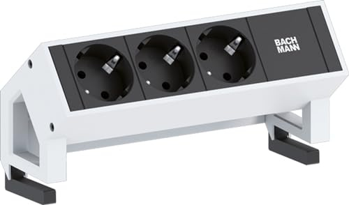 Bachmann 902.4048 DESK2 3X Schutzkontakt GST18 INOX