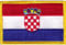 Everflag Patch zum Aufbügeln oder Aufnähen : Kroatien - klein