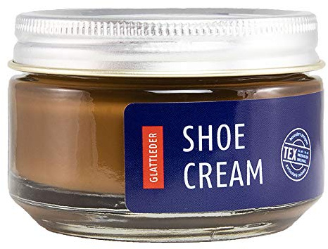 Shoeboy's Shoe Cream - pflegende Schuhcreme im Tiegel für hochwertige Glattleder, havanna, 1er Pack (1 x 50 ml)