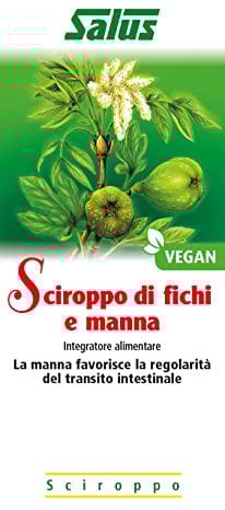 Salus Sciroppo di Fichi e Manna - Integratore Alimentare per la regolarità intestinale - 200ml