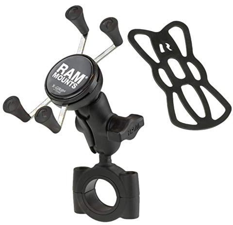 Ram Mount RAM-B-408-112-15-A-UN7U Halterung (Universal-Telefon, Passive Halterung, Schwarz, Aluminium, Verbundwerkstoff, Edelstahl, X-Grip)