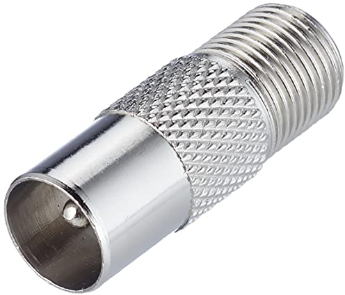 Vivanco SAT Adapter, F-Kupplung, Koaxstecker