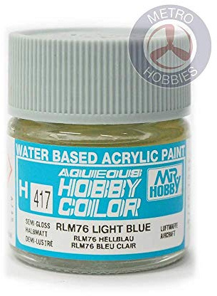 Mr Hobby / Gunze Sangyo 10ml Aqueous Hobby Light Blue # 417