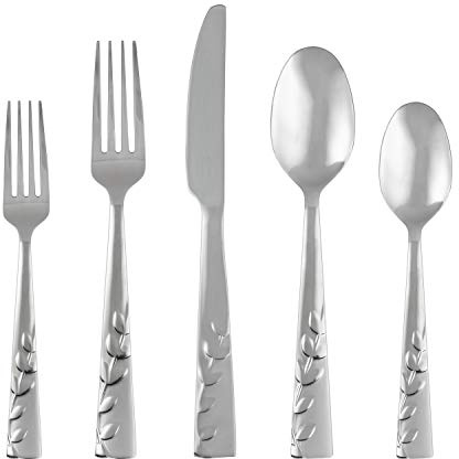 Cambridge Silversmiths Blossom Sand - Servizio di posate da 20 pezzi