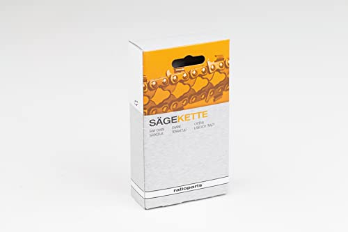 Ratioparts Sägekette 0,325 Zoll, Halbmeissel, 1,3 mm, 72 Treibglieder