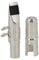 Yibuy # 7 Silber Vernickelt B-Ten Tenor Saxophon Mundstück mit Ligatur Reed