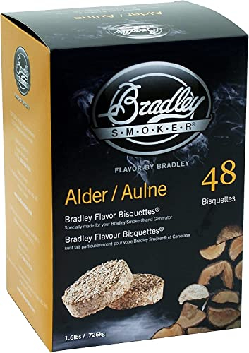 Bradley Smoker BTAL48 Erle Bisquetten 48 Pack