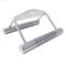 GORILLA SPORTS® Rudergriff Trizepsseil Set - mit/ohne Drehgelenk, Einzeln/Set, bis 200 kg Belastbar, gerändelt, aus Chrom - Parallelgriff, Kabelzuggriff, Seilzug Griff, Latzuggriff