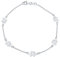 Bling Jewelry Zoo Animal Lucky Slender 5 Station Multi Charme Linked Elefanten Fußkettchen Fußgelenk Armband Für Frauen .925 Sterlingsilber 10 Zoll