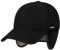 Stetson Vaby Earflap Fullcap mit Kaschmir Herren - Schirmmütze mit Nackenschutz - Baseballmütze mit Ohrenschutz - Wollcap Herbst/Winter - Wintercap schwarz L (58-59 cm)