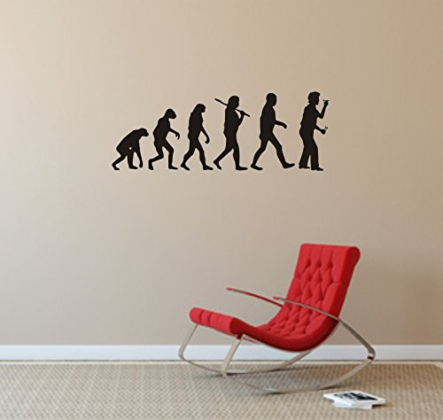 blattwerk-design Wandtattoo - Evolution Dart - Darts - Sport - Spiel (M010 Weiß, 450 mm x 160 mm)