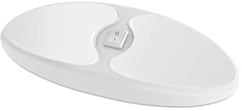 Dream Lighting Plafonnier LED 12v Camping Car Éclairage Intérieure Esthétique Propre et Simple 3500K Blanc Chaud IP44
